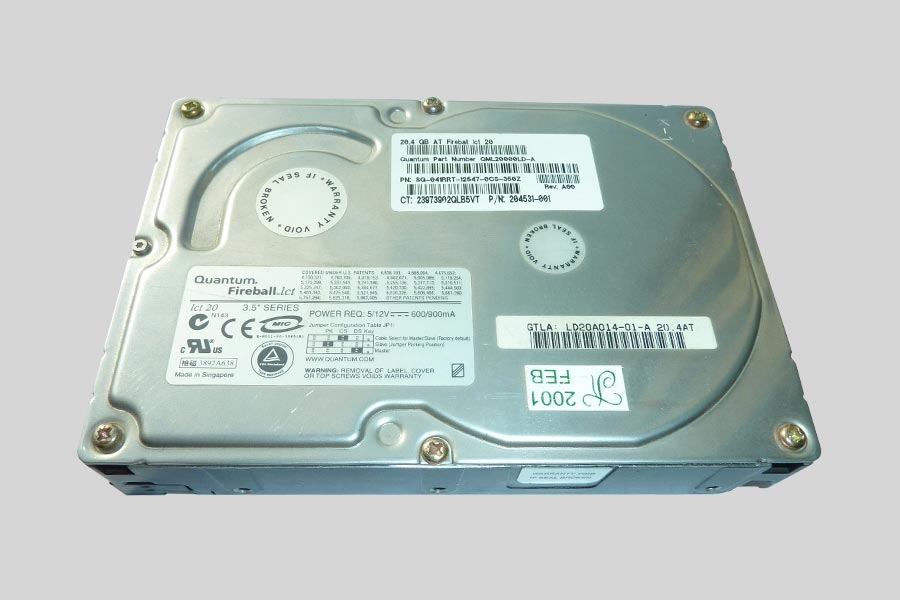Quantum HDD Data Recovery