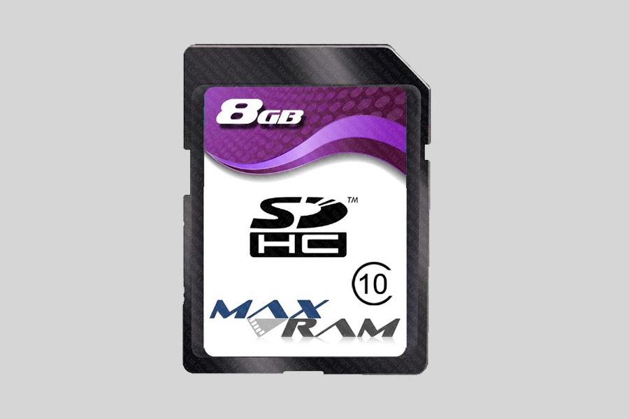 MaxRam Memory Card Data Recovery