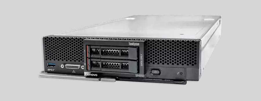 How to recover data from NAS Lenovo ThinkSystem SN550 Blade Server