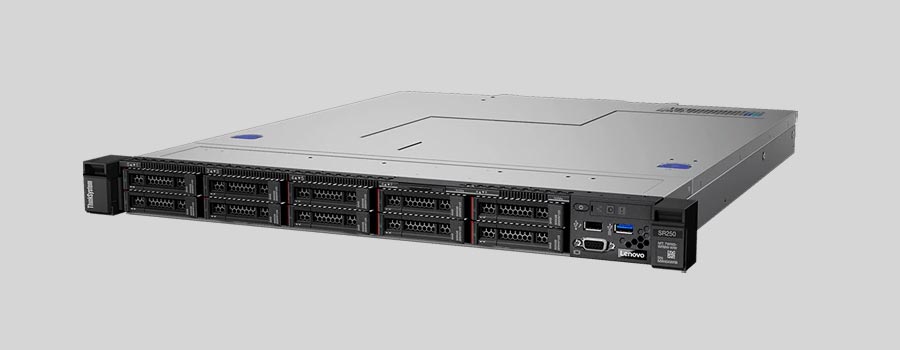 How to Restore Lost Data from a NAS Lenovo ThinkSystem SR250 Rack Server Device
