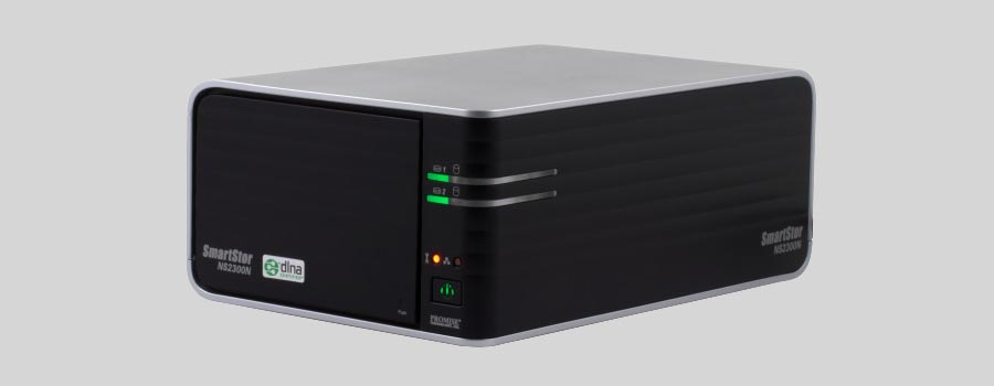 How to recover data from NAS Promise SmartStor NS2300N