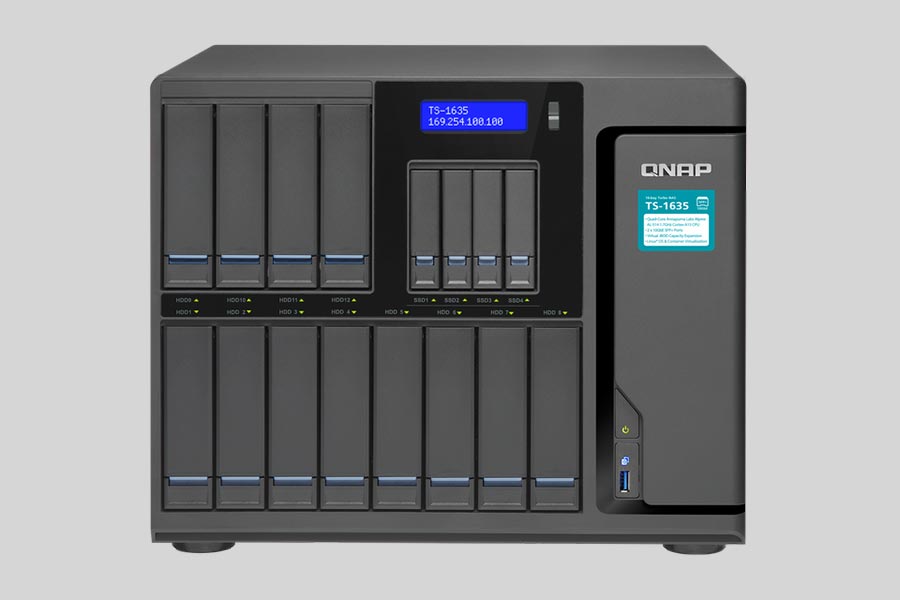 How to recover data from NAS QNAP Turbo Station TS-1635