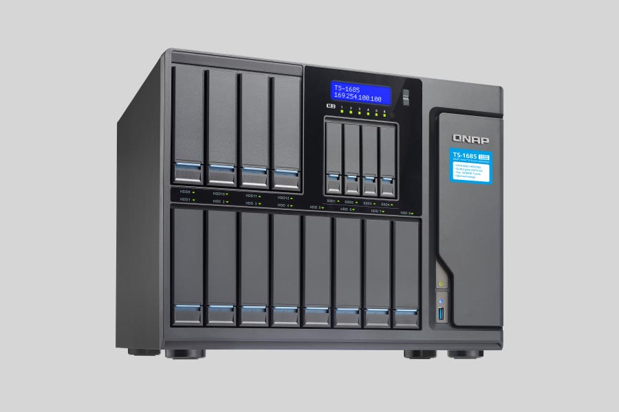 How to recover data from NAS QNAP Turbo Station TS-1685