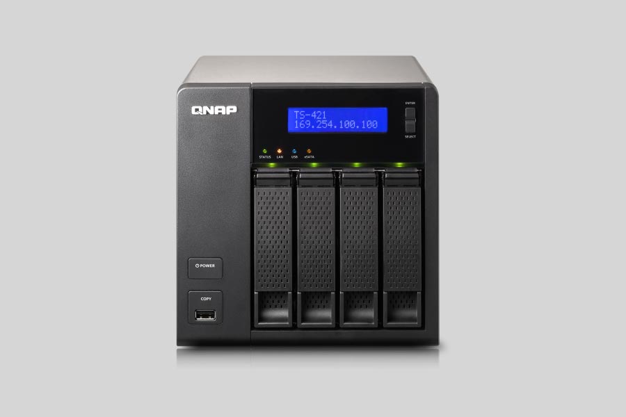 How to recover data from NAS QNAP Turbo Station TS-421 / TS-421U