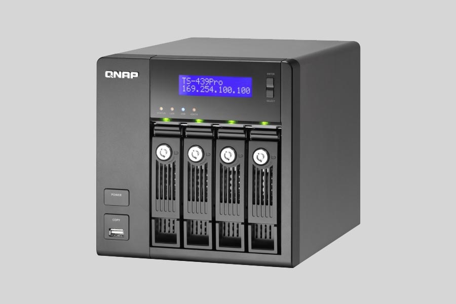 How to recover data from NAS QNAP Turbo Station TS-439 Pro / TS-439 Pro II / TS-439 Pro II+