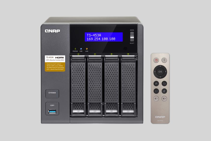 How to recover data from NAS QNAP Turbo Station TS-453A / TS-453B / TS-453E