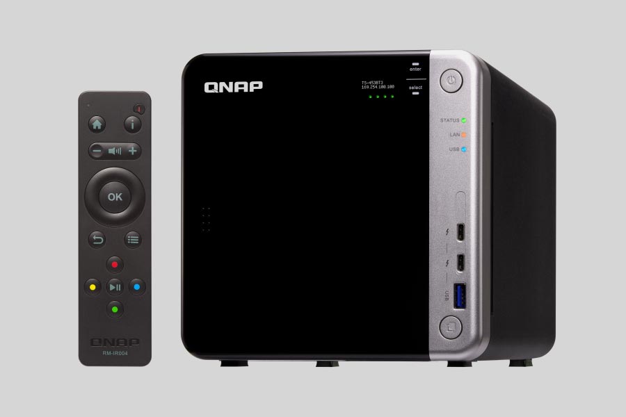 How to recover data from NAS QNAP Turbo Station TS-453BT3 / TS-453BU