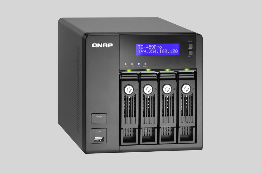 How to recover data from NAS QNAP Turbo Station TS-459 Pro / TS-459 Pro II / TS-459 Pro+