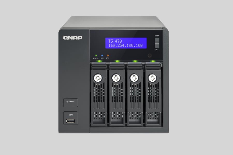How to recover data from NAS QNAP Turbo Station TS-470 / TS-470 Pro