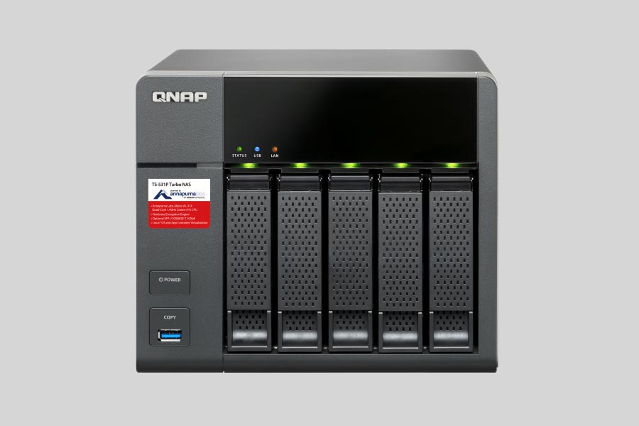 How to recover data from NAS QNAP Turbo Station TS-531P / TS-531X