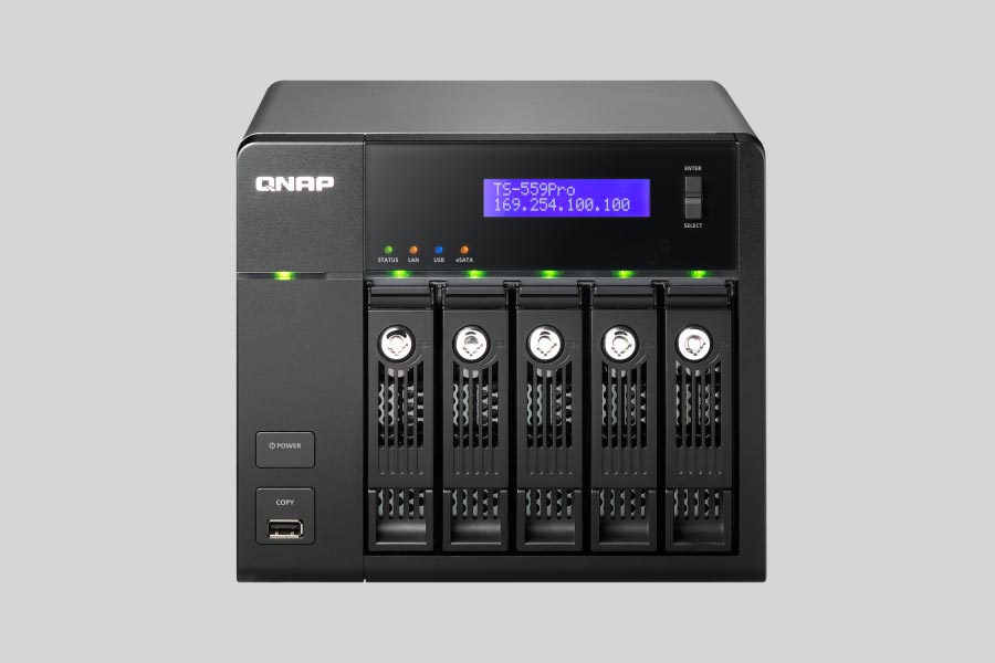 How to recover data from NAS QNAP Turbo Station TS-559 Pro / TS-559 Pro II / TS-559 Pro+