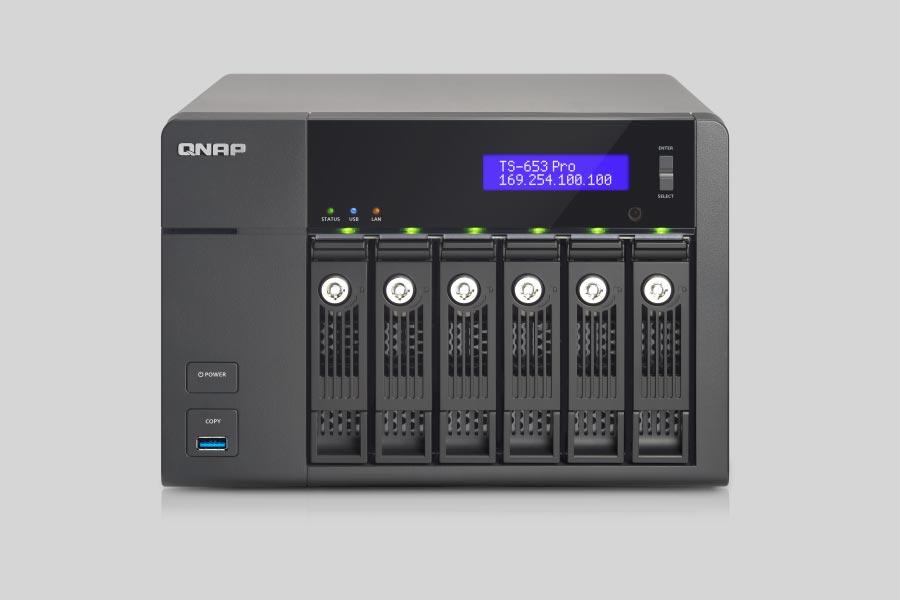 How to recover data from NAS QNAP Turbo Station TS-653 Pro / TS-653A