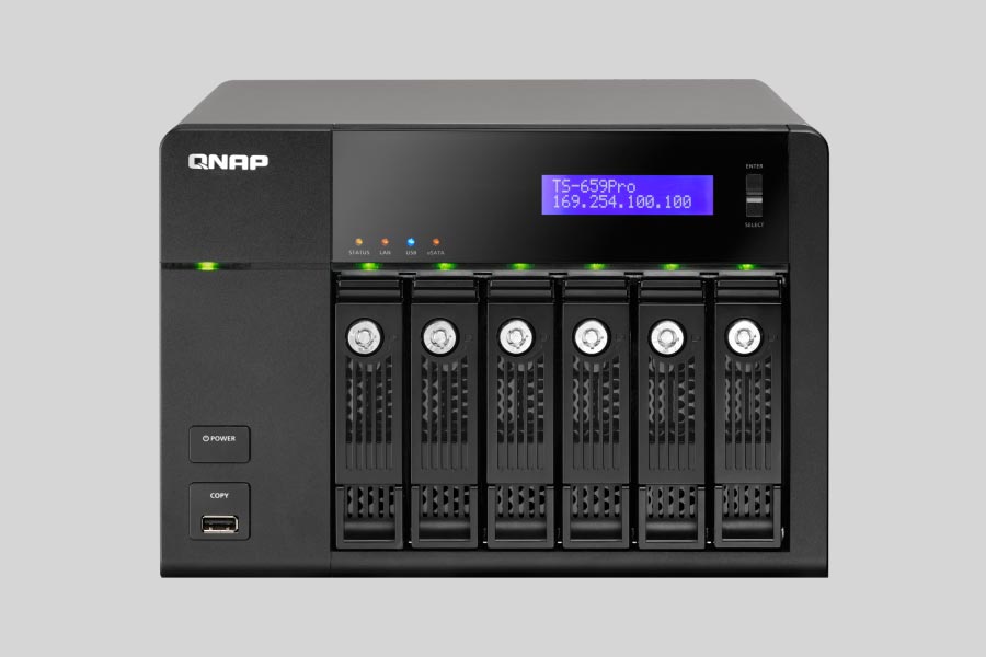 How to recover data from NAS QNAP Turbo Station TS-659 Pro / TS-659 Pro II / TS-659 Pro+