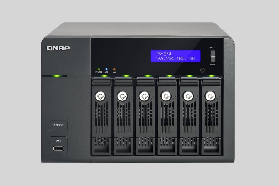 How to recover data from NAS QNAP Turbo Station TS-670 / TS-670 Pro