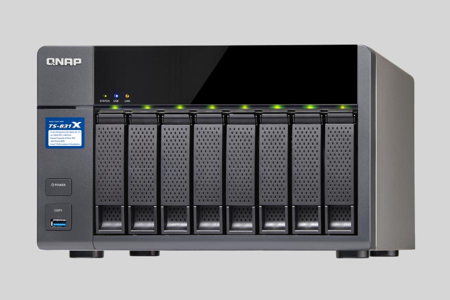 How to Recover Data After RAID Array Format on NAS QNAP Turbo Station TS-831X / TS-831X v2