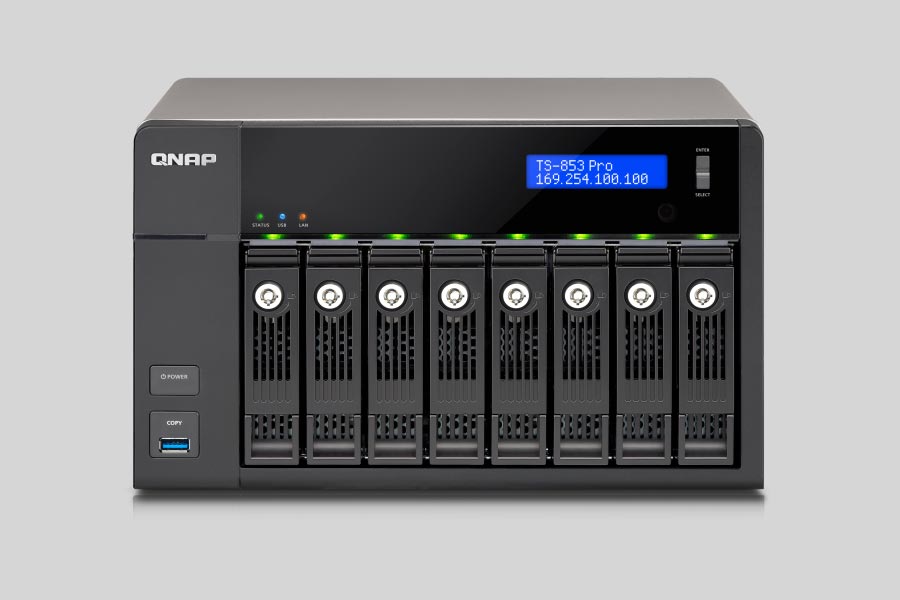 How to recover data from NAS QNAP Turbo Station TS-853 Pro