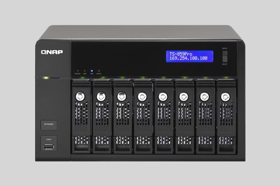 NAS QNAP Turbo Station TS-859 Pro / TS-859 Pro+ RAID Array Format Recovery: Recovering Data After Format