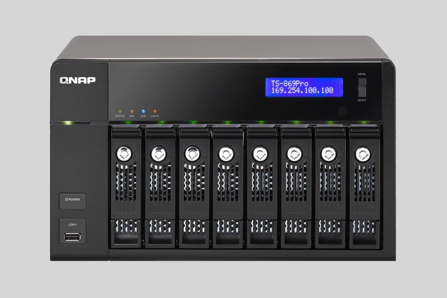 How to recover data from NAS QNAP Turbo Station TS-869 Pro / TS-869L