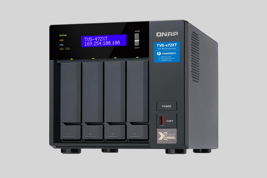 Features of NAS QNAP TVS-472XT Data Recovery in a Home Environment