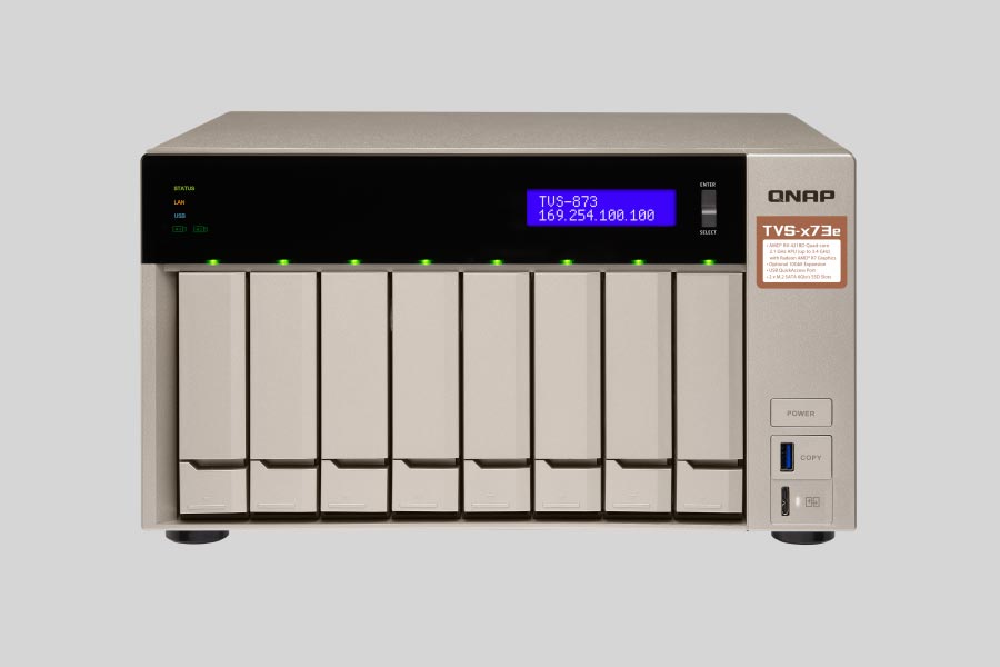 How to recover data from NAS QNAP TVS-873e