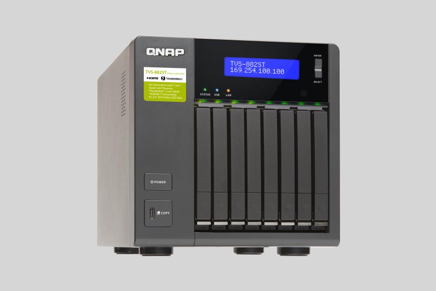 How to recover data from NAS QNAP TVS-882ST2
