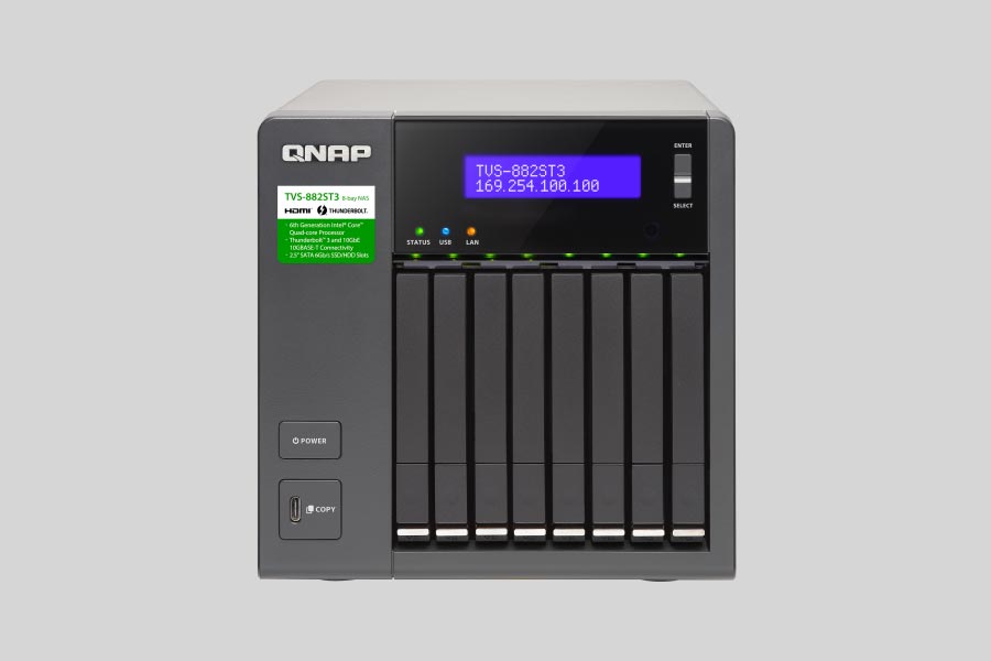 How to recover data from NAS QNAP TVS-882ST3