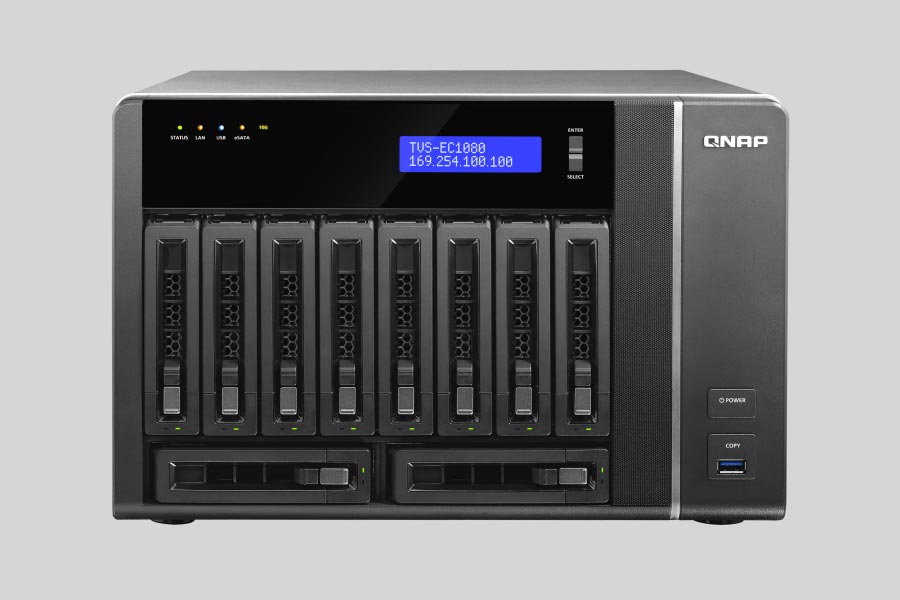 How to recover data from NAS QNAP TVS-EC1080