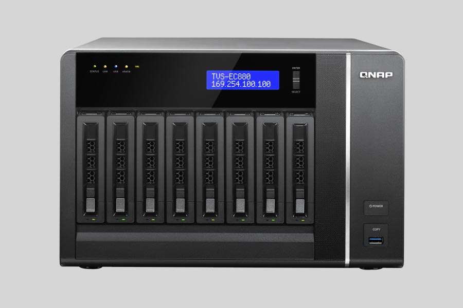 How to recover data from NAS QNAP TVS-EC880