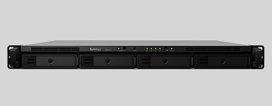 How to recover data from NAS Synology Rack Station RS818RP+ / RS818+