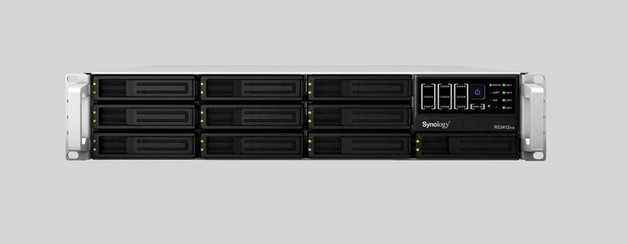 How to recover data from NAS Synology RackStation RS3412RPxs / RS3412xs
