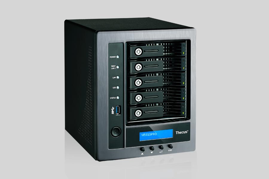 How to recover data from NAS Thecus N5810PRO
