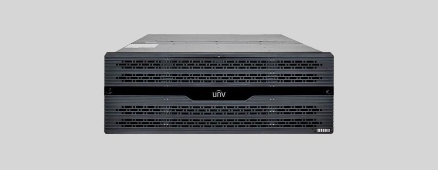 How to recover data from NAS Uniview DE3160-V2@S