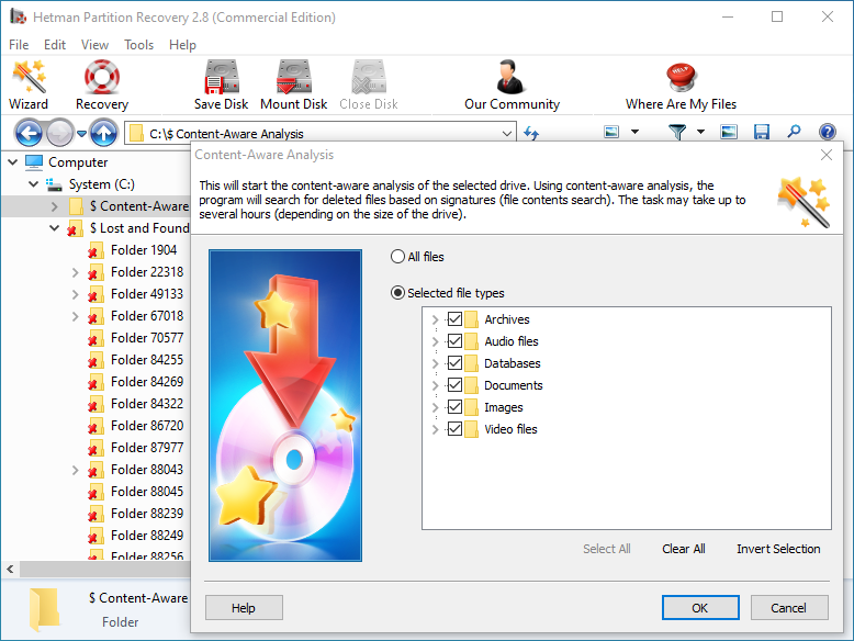 Hetman Partition Recovery - Deep Scan