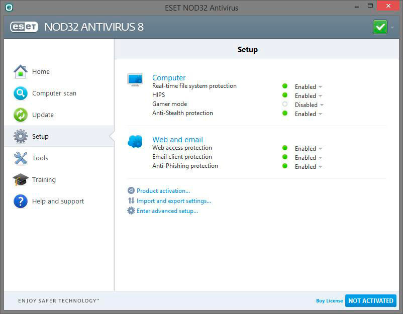 ESET NOD32 Antivirus Windows 8, 8.1