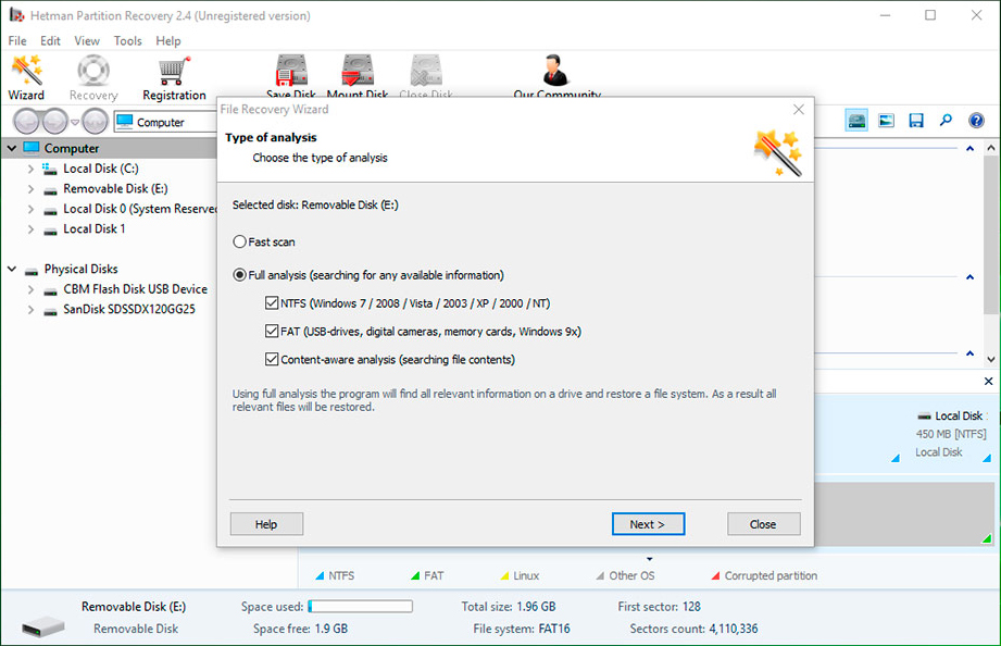Windows Vista file recovery software